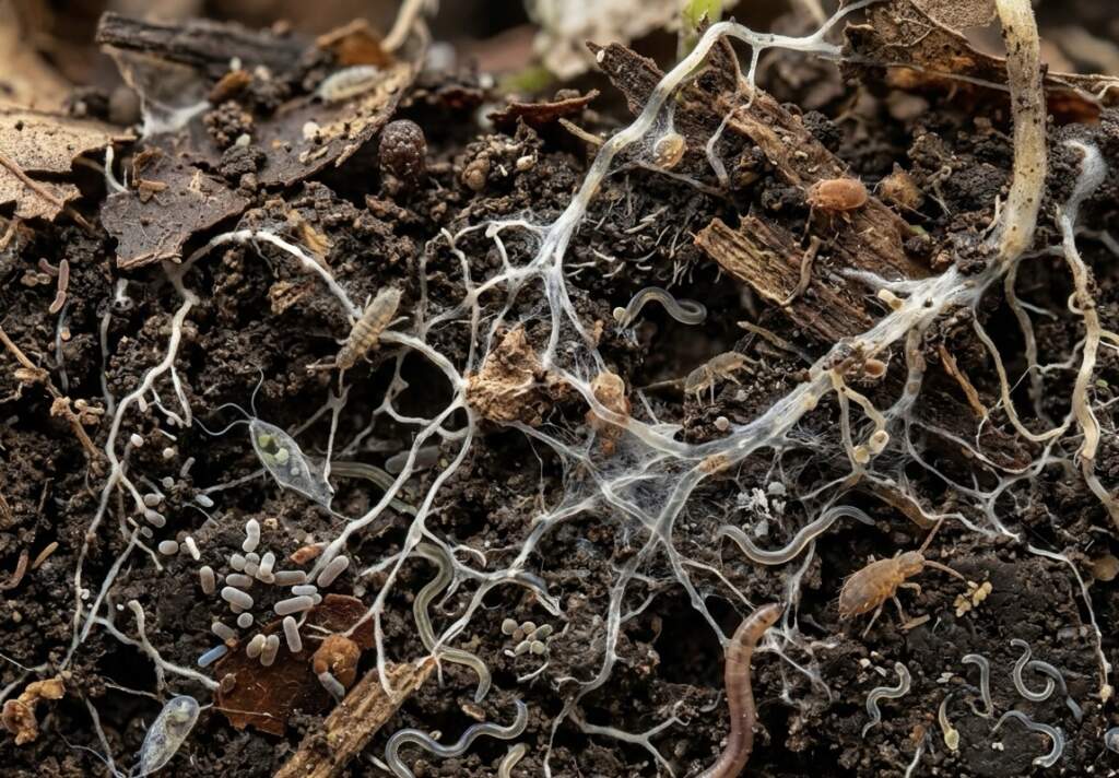 кремній і бактерії ґрунту