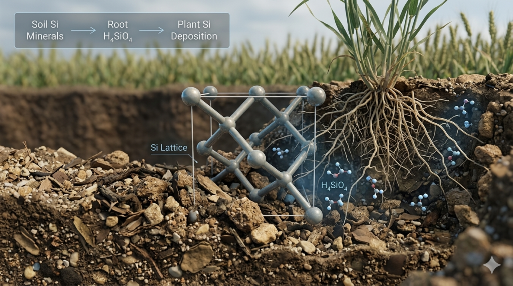 мікробіом ґрунту кремній